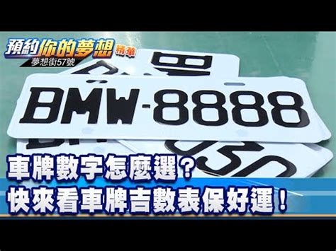 車牌數字怎麼選